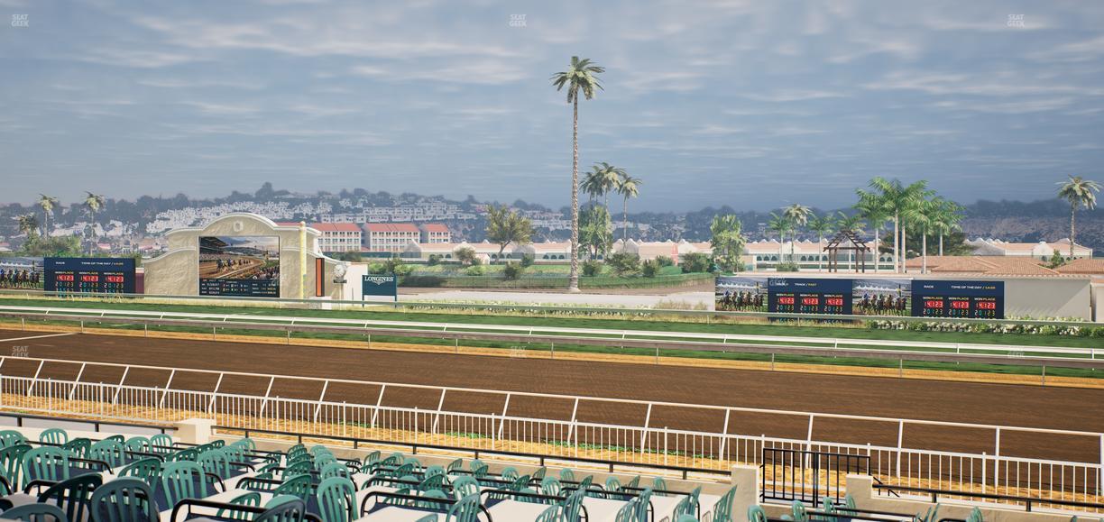 Del Mar Thoroughbred Club - Section Clubhouse Terrace Lvl 2 Tbl 714 Seat View