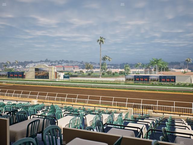 Del Mar Thoroughbred Club - Section Clubhouse Terrace Lvl 2 Tbl 714 Seat View