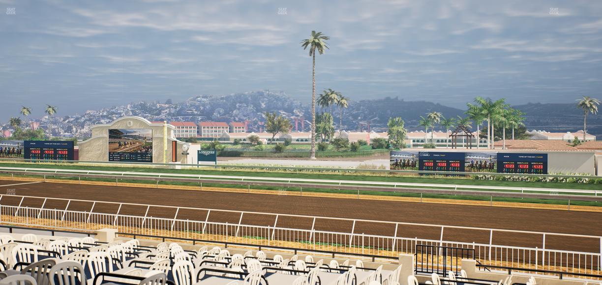 Del Mar Thoroughbred Club - Section Clubhouse Terrace Lvl 2 Tbl 714 Seat View