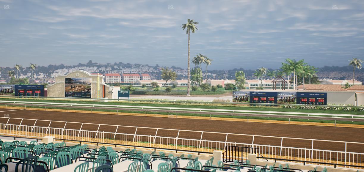 Del Mar Thoroughbred Club - Section Clubhouse Terrace Lvl 2 Tbl 715 Seat View