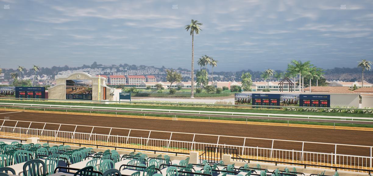 Del Mar Thoroughbred Club - Section Clubhouse Terrace Lvl 2 Tbl 716 Seat View