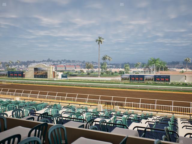Del Mar Thoroughbred Club - Section Clubhouse Terrace Lvl 2 Tbl 716 Seat View