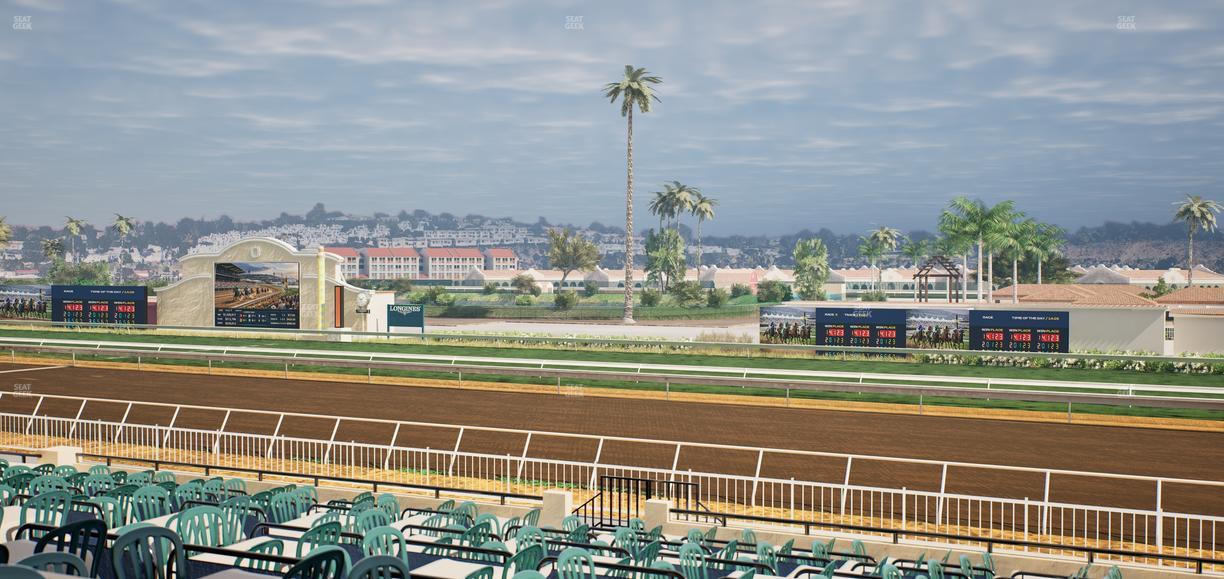Del Mar Thoroughbred Club - Section Clubhouse Terrace Lvl 2 Tbl 717 Seat View