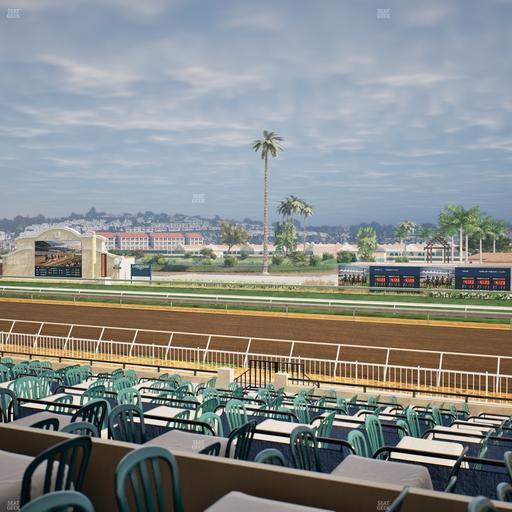 Del Mar Thoroughbred Club - Section Clubhouse Terrace Lvl 2 Tbl 717 Seat View