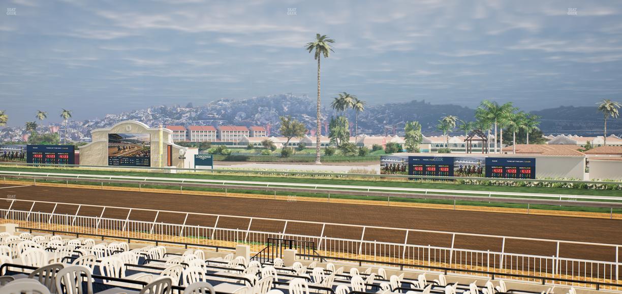 Del Mar Thoroughbred Club - Section Clubhouse Terrace Lvl 2 Tbl 718 Seat View