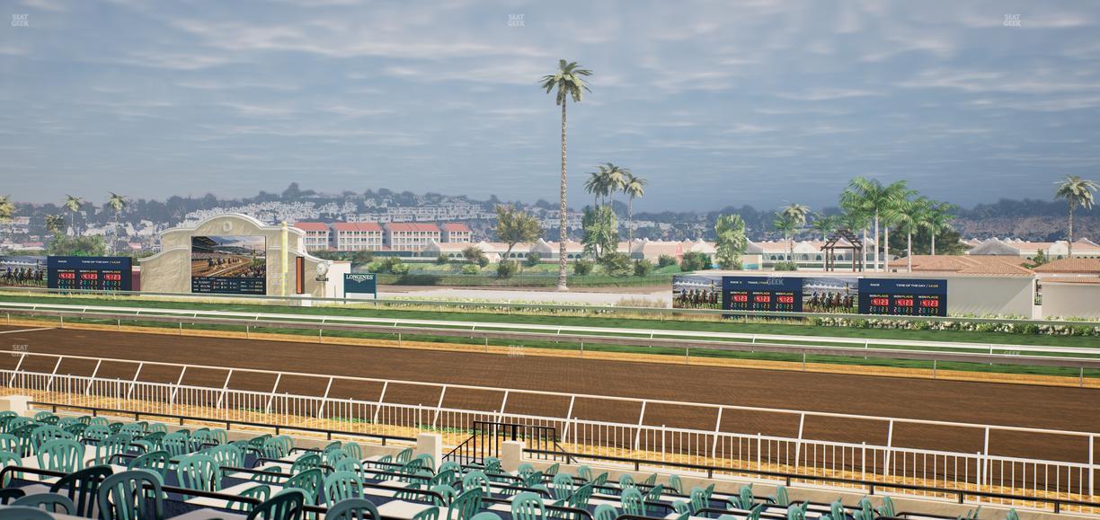 Del Mar Thoroughbred Club - Section Clubhouse Terrace Lvl 2 Tbl 718 Seat View