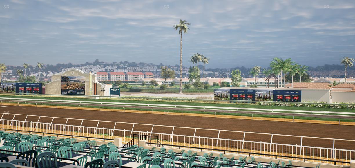 Del Mar Thoroughbred Club - Section Clubhouse Terrace Lvl 2 Tbl 719 Seat View