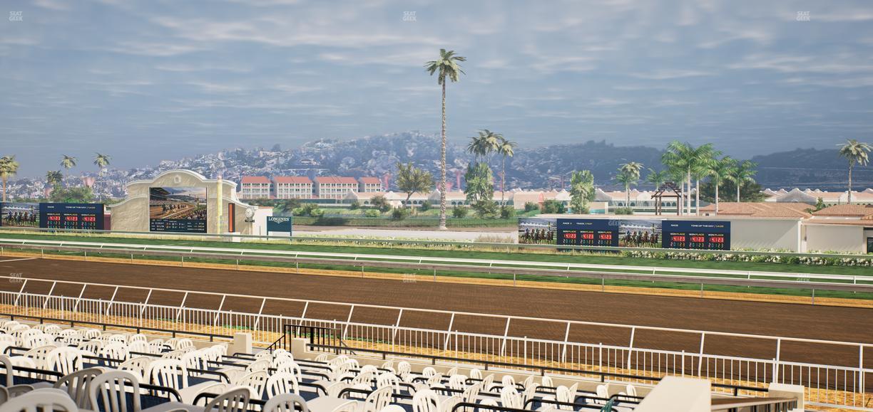 Del Mar Thoroughbred Club - Section Clubhouse Terrace Lvl 2 Tbl 720 Seat View