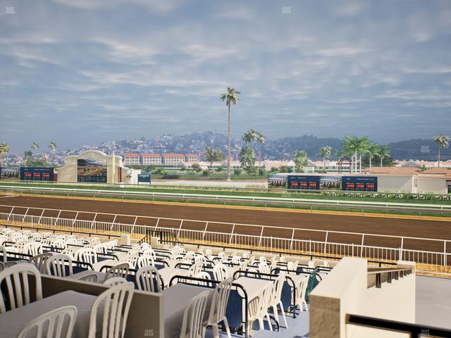 Del Mar Thoroughbred Club - Section Clubhouse Terrace Lvl 2 Tbl 720 Seat View