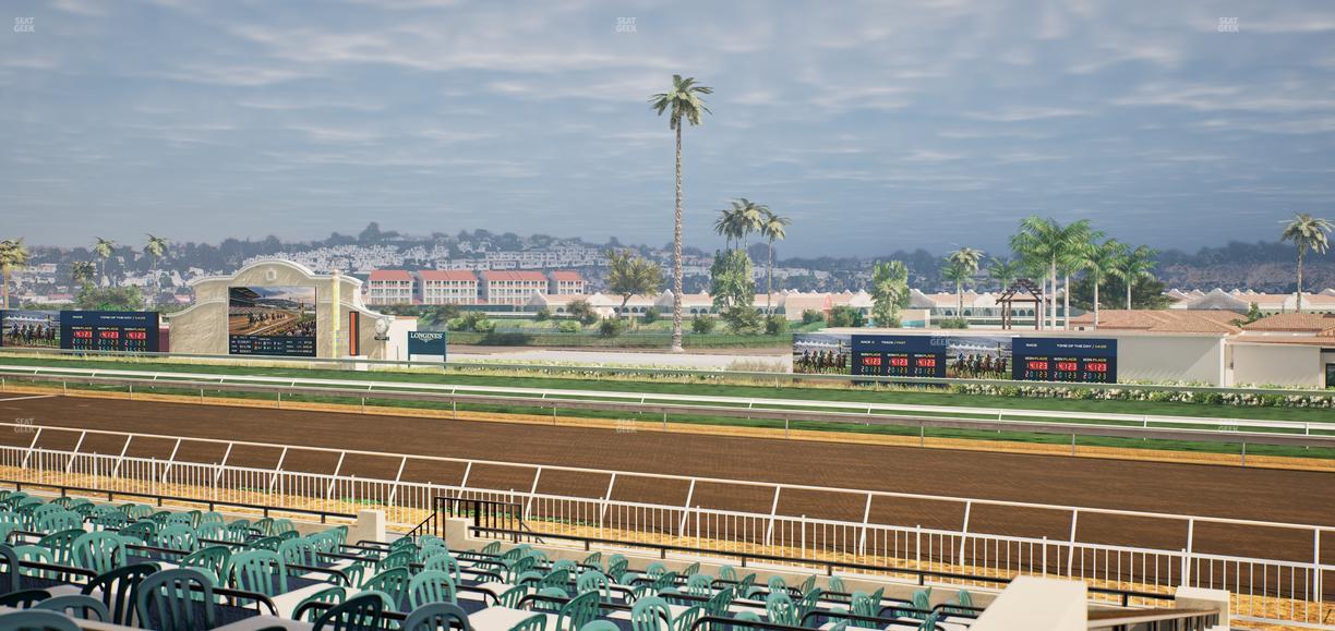 Del Mar Thoroughbred Club - Section Clubhouse Terrace Lvl 2 Tbl 720 Seat View