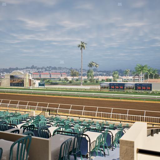 Del Mar Thoroughbred Club - Section Clubhouse Terrace Lvl 2 Tbl 720 Seat View