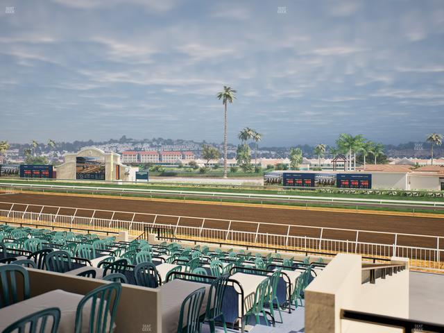 Del Mar Thoroughbred Club - Section Clubhouse Terrace Lvl 2 Tbl 720 Seat View