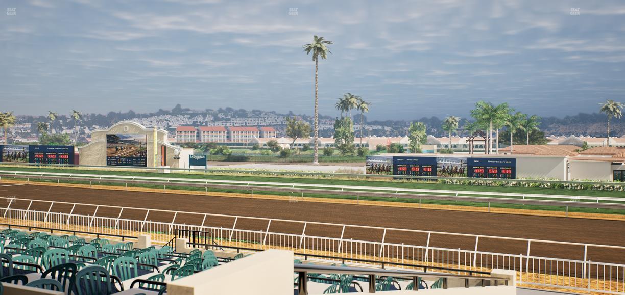 Del Mar Thoroughbred Club - Section Clubhouse Terrace Lvl 2 Tbl 721 Seat View