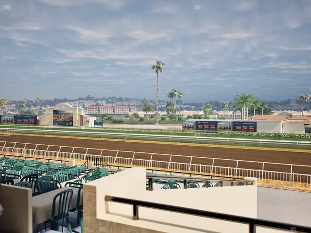 Del Mar Thoroughbred Club - Section Clubhouse Terrace Lvl 2 Tbl 721 Seat View