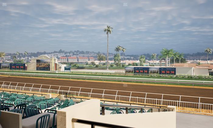 Del Mar Thoroughbred Club - Section Clubhouse Terrace Lvl 2 Tbl 721 Seat View