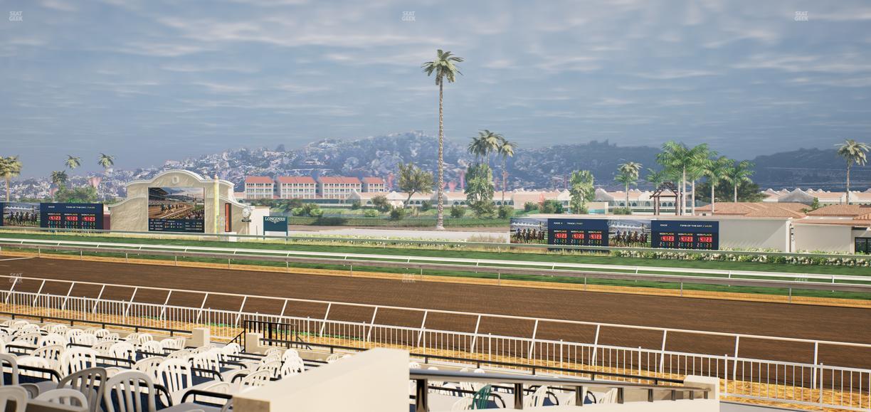 Del Mar Thoroughbred Club - Section Clubhouse Terrace Lvl 2 Tbl 721 Seat View