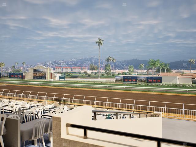 Del Mar Thoroughbred Club - Section Clubhouse Terrace Lvl 2 Tbl 721 Seat View