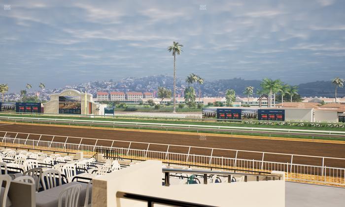 Del Mar Thoroughbred Club - Section Clubhouse Terrace Lvl 2 Tbl 721 Seat View