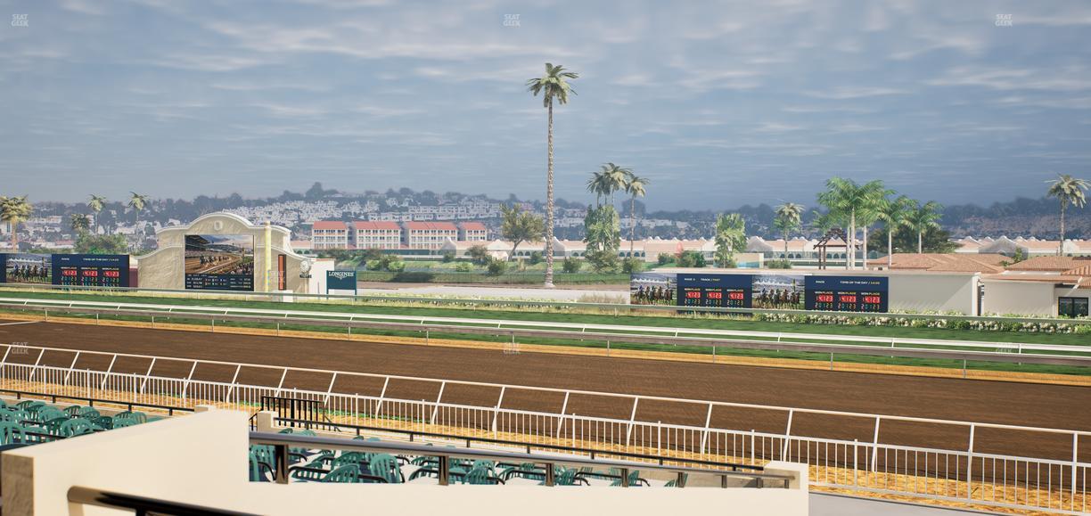 Del Mar Thoroughbred Club - Section Clubhouse Terrace Lvl 2 Tbl 722 Seat View