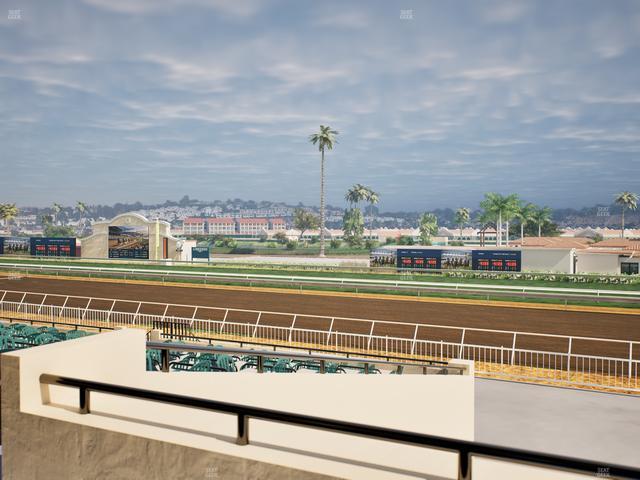 Del Mar Thoroughbred Club - Section Clubhouse Terrace Lvl 2 Tbl 722 Seat View