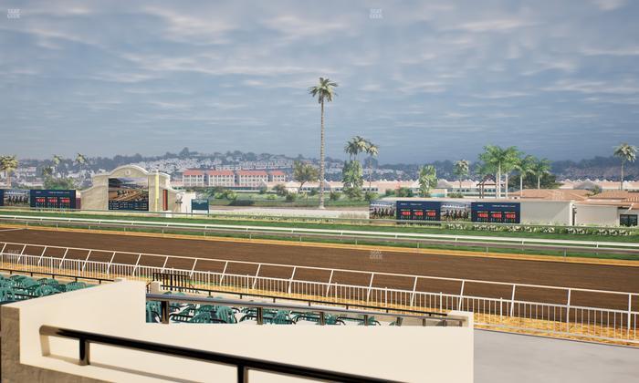 Del Mar Thoroughbred Club - Section Clubhouse Terrace Lvl 2 Tbl 722 Seat View