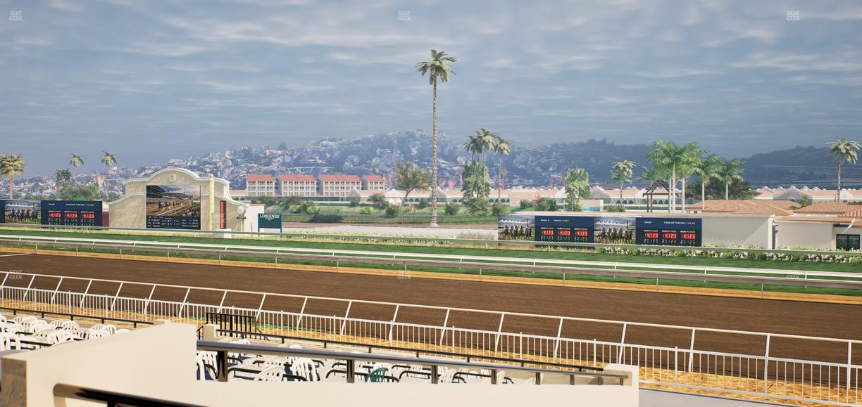 Del Mar Thoroughbred Club - Section Clubhouse Terrace Lvl 2 Tbl 722 Seat View