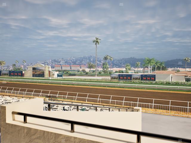 Del Mar Thoroughbred Club - Section Clubhouse Terrace Lvl 2 Tbl 722 Seat View
