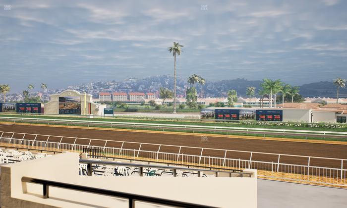 Del Mar Thoroughbred Club - Section Clubhouse Terrace Lvl 2 Tbl 722 Seat View