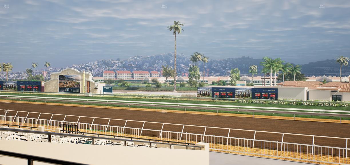 Del Mar Thoroughbred Club - Section Clubhouse Terrace Lvl 2 Tbl 723 Seat View