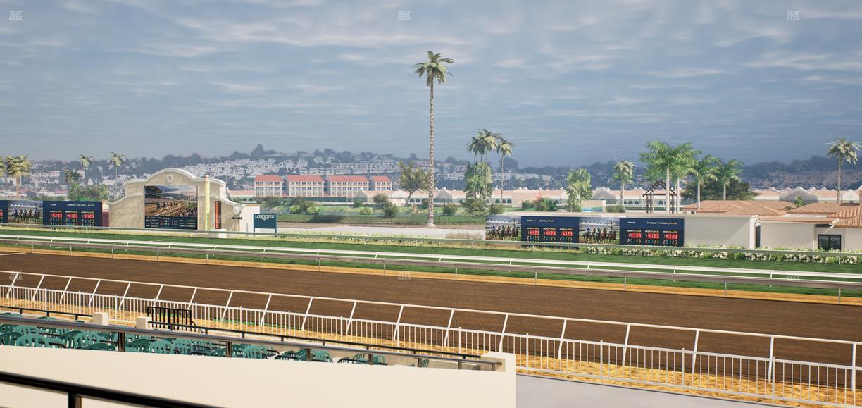 Del Mar Thoroughbred Club - Section Clubhouse Terrace Lvl 2 Tbl 723 Seat View