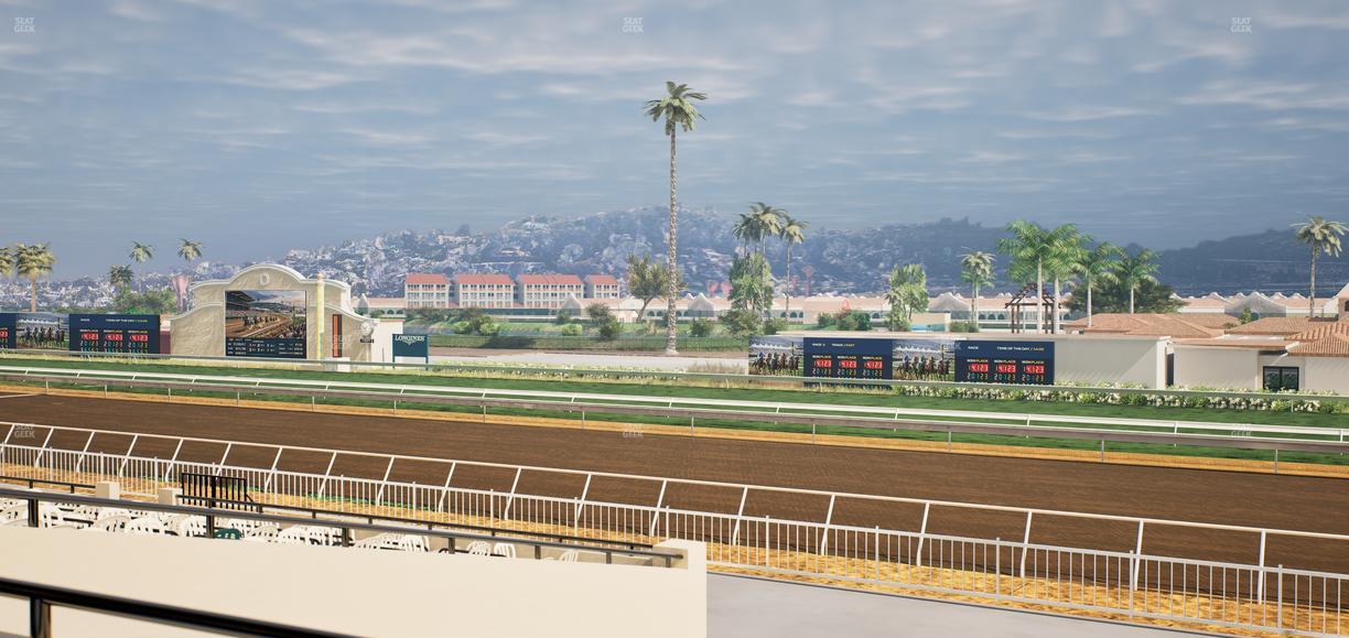 Del Mar Thoroughbred Club - Section Clubhouse Terrace Lvl 2 Tbl 724 Seat View