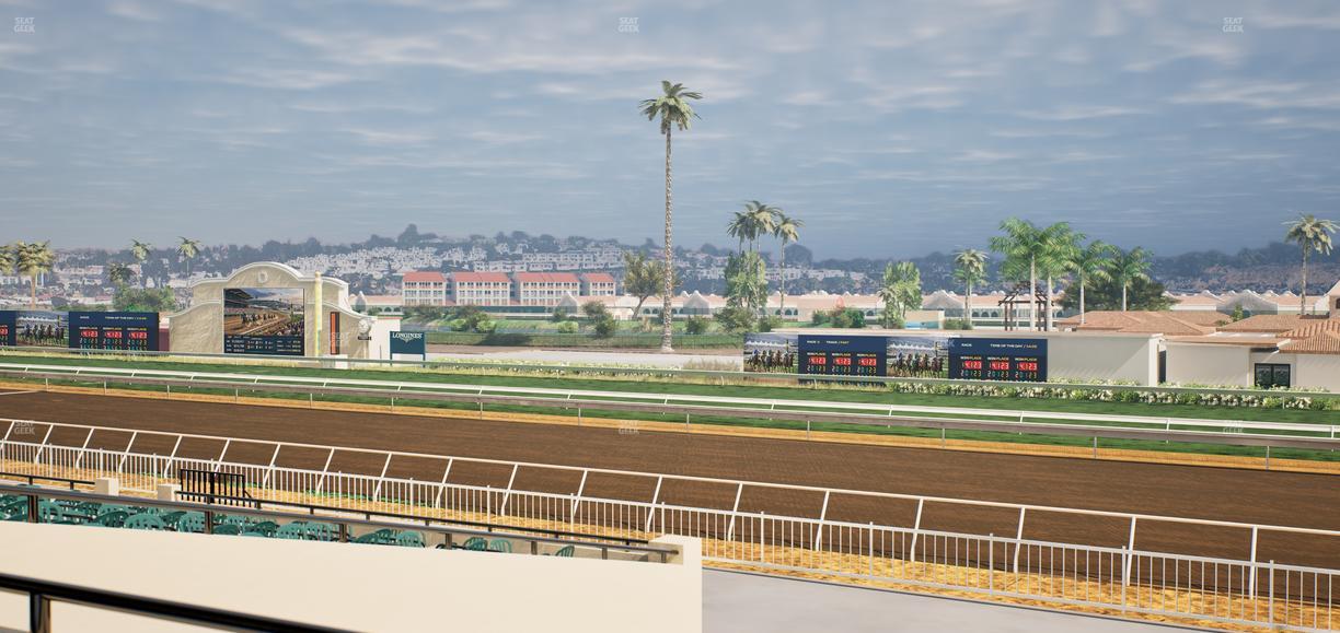Del Mar Thoroughbred Club - Section Clubhouse Terrace Lvl 2 Tbl 724 Seat View