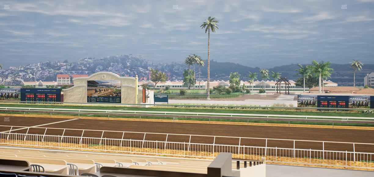 Del Mar Thoroughbred Club - Section Clubhouse Terrace Lvl 2 Tbl 801 Seat View