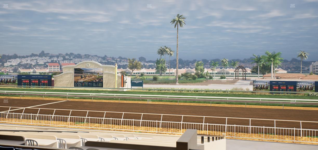 Del Mar Thoroughbred Club - Section Clubhouse Terrace Lvl 2 Tbl 801 Seat View