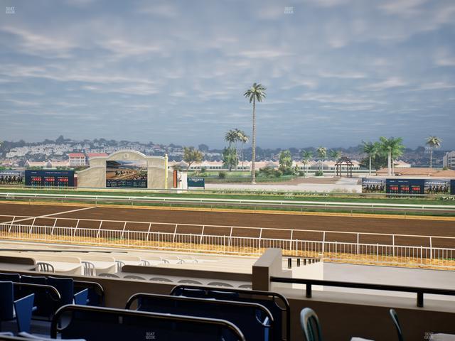 Del Mar Thoroughbred Club - Section Clubhouse Terrace Lvl 2 Tbl 801 Seat View