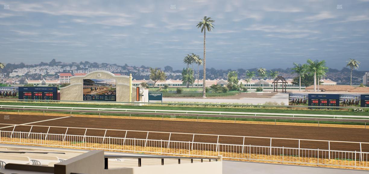 Del Mar Thoroughbred Club - Section Clubhouse Terrace Lvl 2 Tbl 802 Seat View