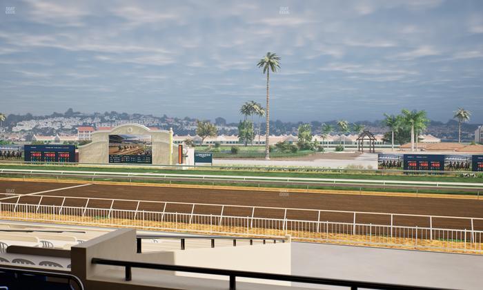 Del Mar Thoroughbred Club - Section Clubhouse Terrace Lvl 2 Tbl 802 Seat View