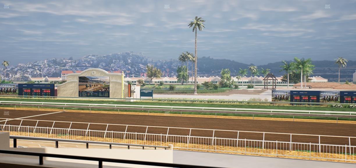 Del Mar Thoroughbred Club - Section Clubhouse Terrace Lvl 2 Tbl 803 Seat View