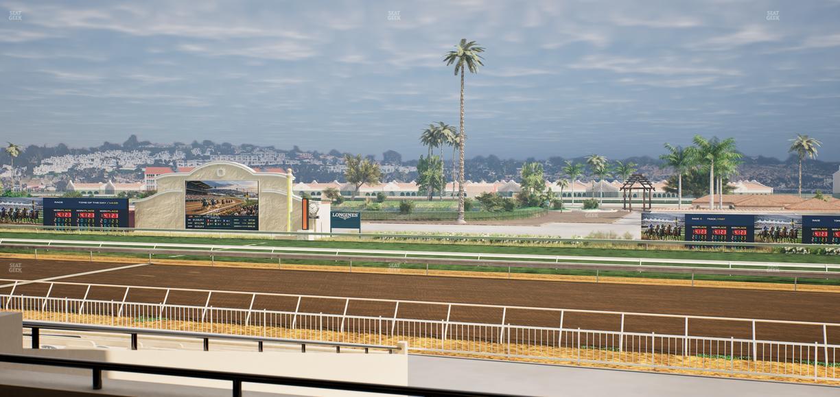 Del Mar Thoroughbred Club - Section Clubhouse Terrace Lvl 2 Tbl 803 Seat View