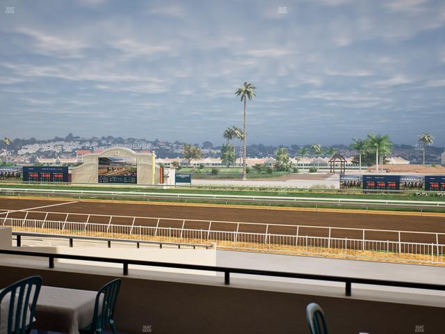 Del Mar Thoroughbred Club - Section Clubhouse Terrace Lvl 2 Tbl 803 Seat View