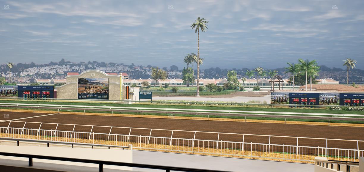 Del Mar Thoroughbred Club - Section Clubhouse Terrace Lvl 2 Tbl 805 Seat View