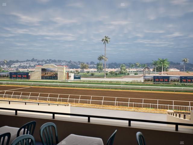 Del Mar Thoroughbred Club - Section Clubhouse Terrace Lvl 2 Tbl 805 Seat View