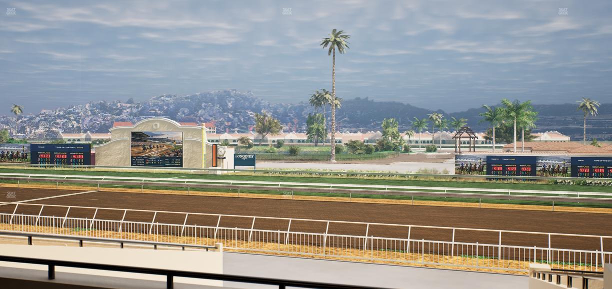 Del Mar Thoroughbred Club - Section Clubhouse Terrace Lvl 2 Tbl 805 Seat View