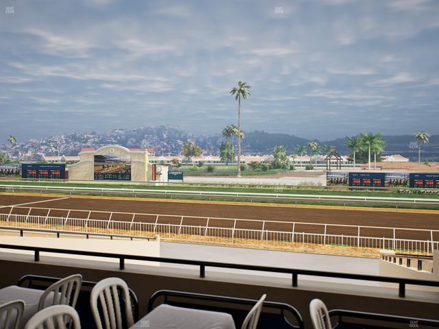 Del Mar Thoroughbred Club - Section Clubhouse Terrace Lvl 2 Tbl 805 Seat View