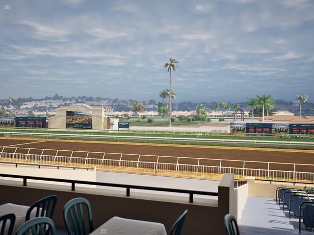 Del Mar Thoroughbred Club - Section Clubhouse Terrace Lvl 2 Tbl 806 Seat View