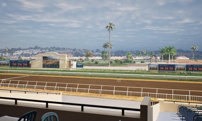 Del Mar Thoroughbred Club - Section Clubhouse Terrace Lvl 2 Tbl 806 Seat View