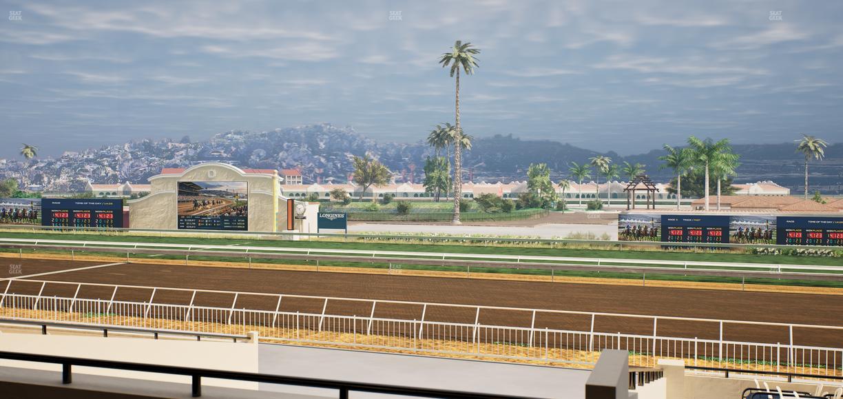 Del Mar Thoroughbred Club - Section Clubhouse Terrace Lvl 2 Tbl 806 Seat View