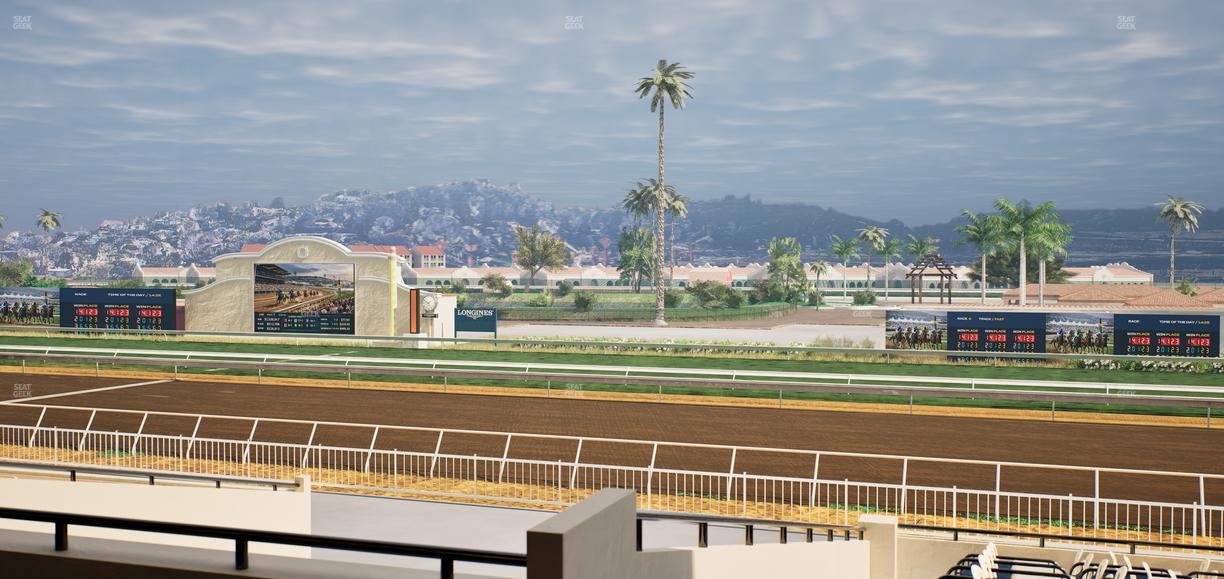 Del Mar Thoroughbred Club - Section Clubhouse Terrace Lvl 2 Tbl 807 Seat View