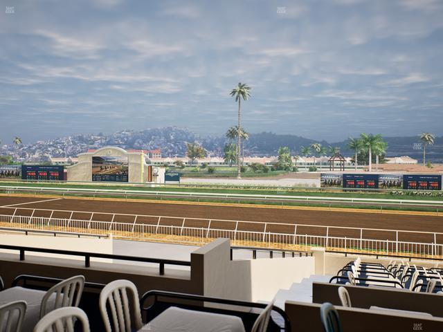 Del Mar Thoroughbred Club - Section Clubhouse Terrace Lvl 2 Tbl 807 Seat View
