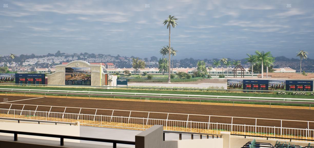 Del Mar Thoroughbred Club - Section Clubhouse Terrace Lvl 2 Tbl 807 Seat View